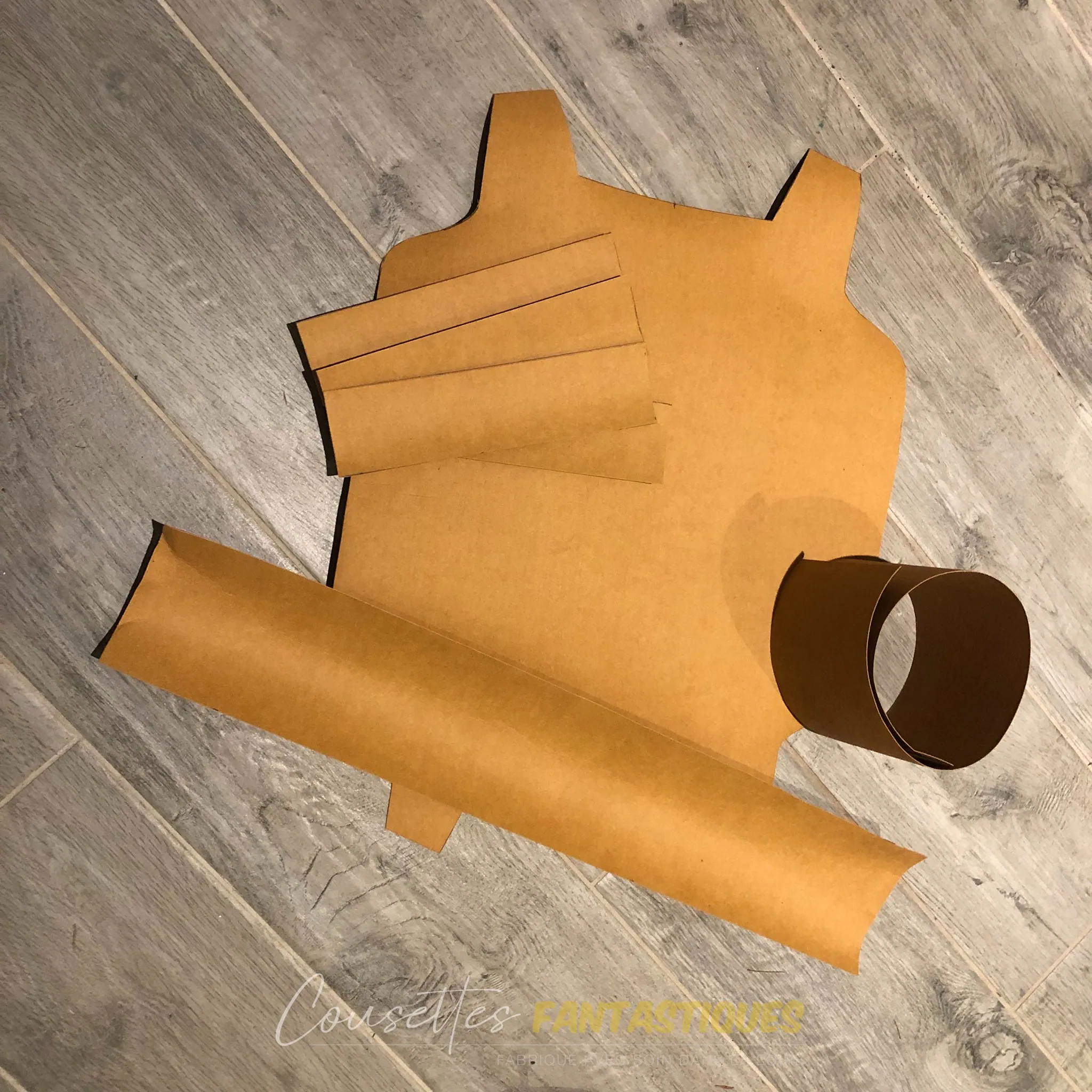 Vue avant lavage du Kraft-Tex