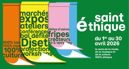 Affiche du Mois Saintéthique 2026, organisé par le Collectif TRESSE à Saint-Étienne.