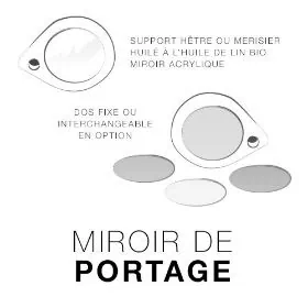 Miroir de portage Coucou Hibou